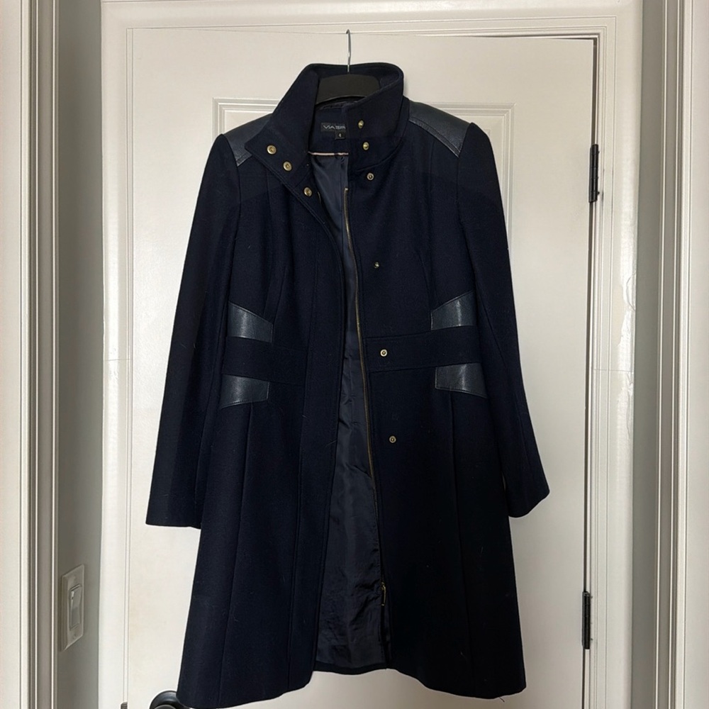 Via Spiga blue coat